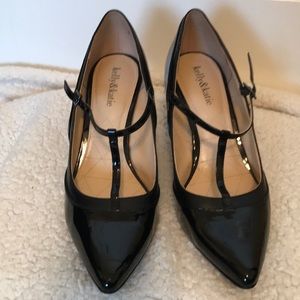 Kelly&Katie Mary Jane black patent leather heels.